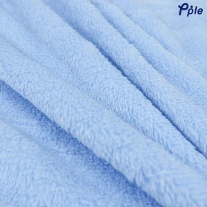 Frosted Plush Blanket (Sky Blue)