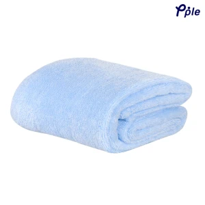 Frosted Plush Blanket (Sky Blue)