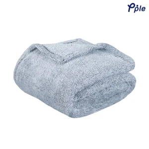Frosted Plush Throw (Black)