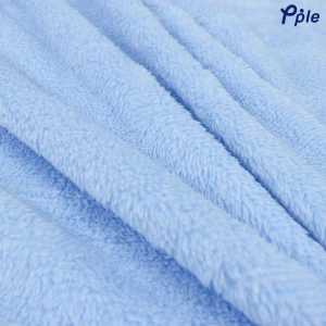 Frosted Plush Throw (Sky Blue)