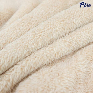 Frosted Plush Throw (Brown)
