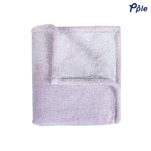 Frosted Plush Throw (Plum)
