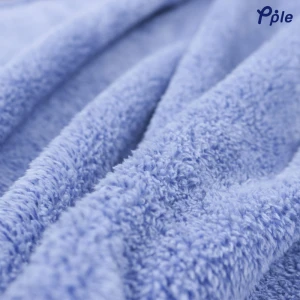 Frosted Plush Throw (Blue)