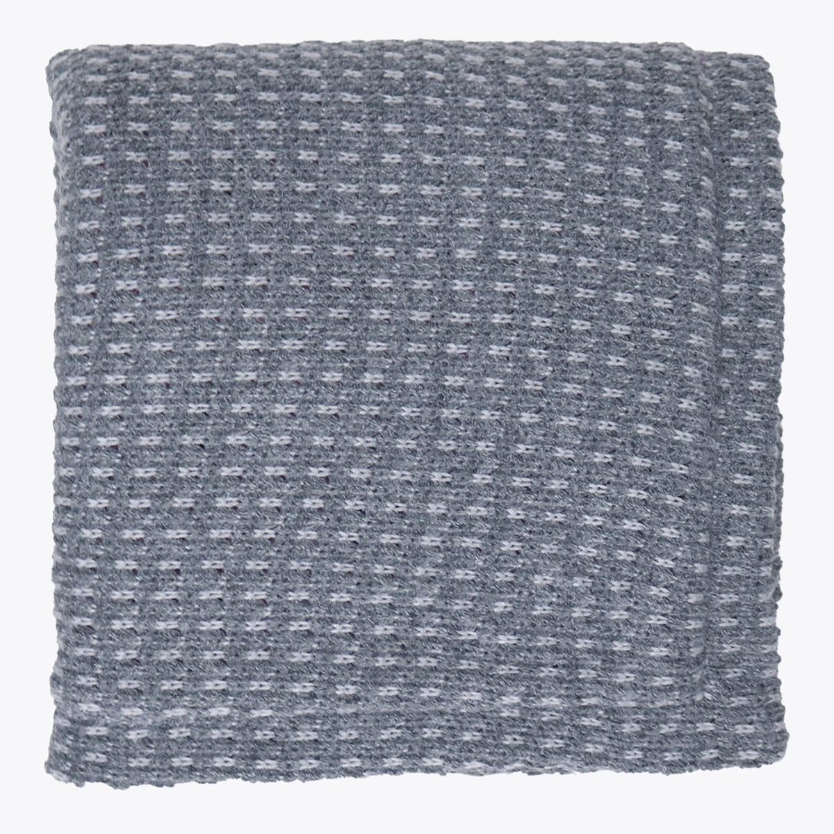 Grey Sweater Reversible to Purple Plush Blanket