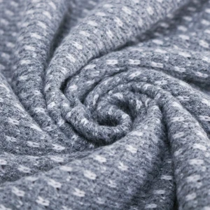 Grey Sweater Reversible to Purple Plush Blanket