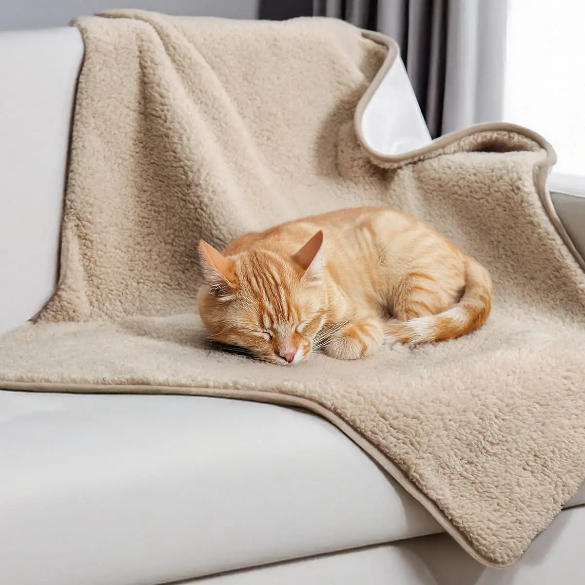 High-quality Fluffy Luxurious Sherpa Throw Blanket Production-ready