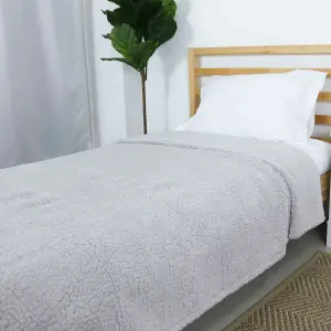 High-quality Fluffy Luxurious Sherpa Throw Blanket Production-ready