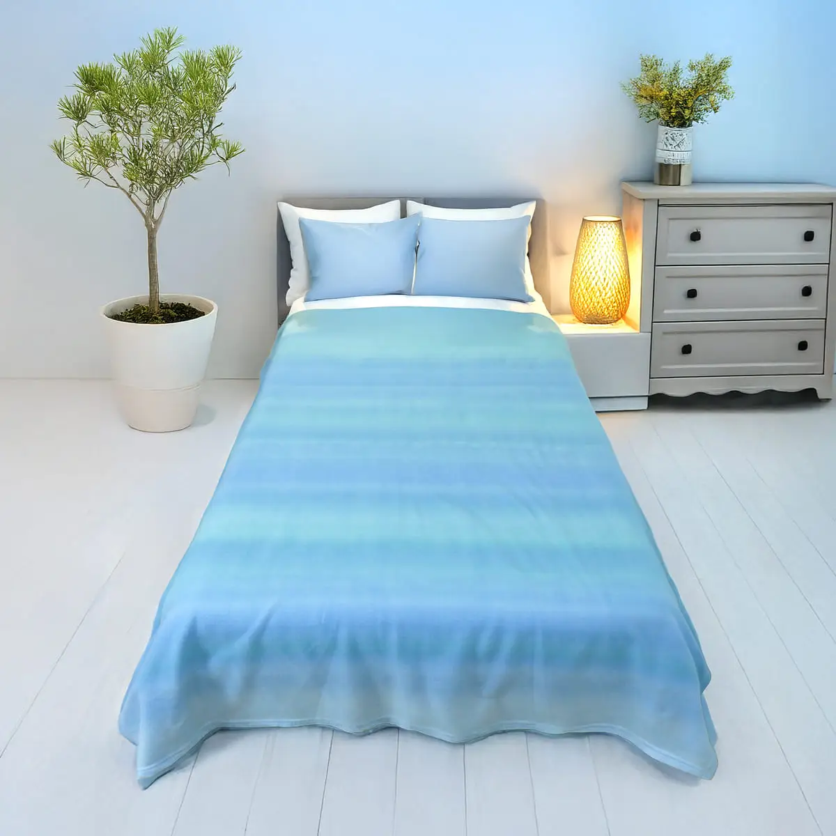 Himalai Blanket - Himalayas Inspired Digital Engineered Print Design Fleece Blanket (Universe Style - 310C Pattern)