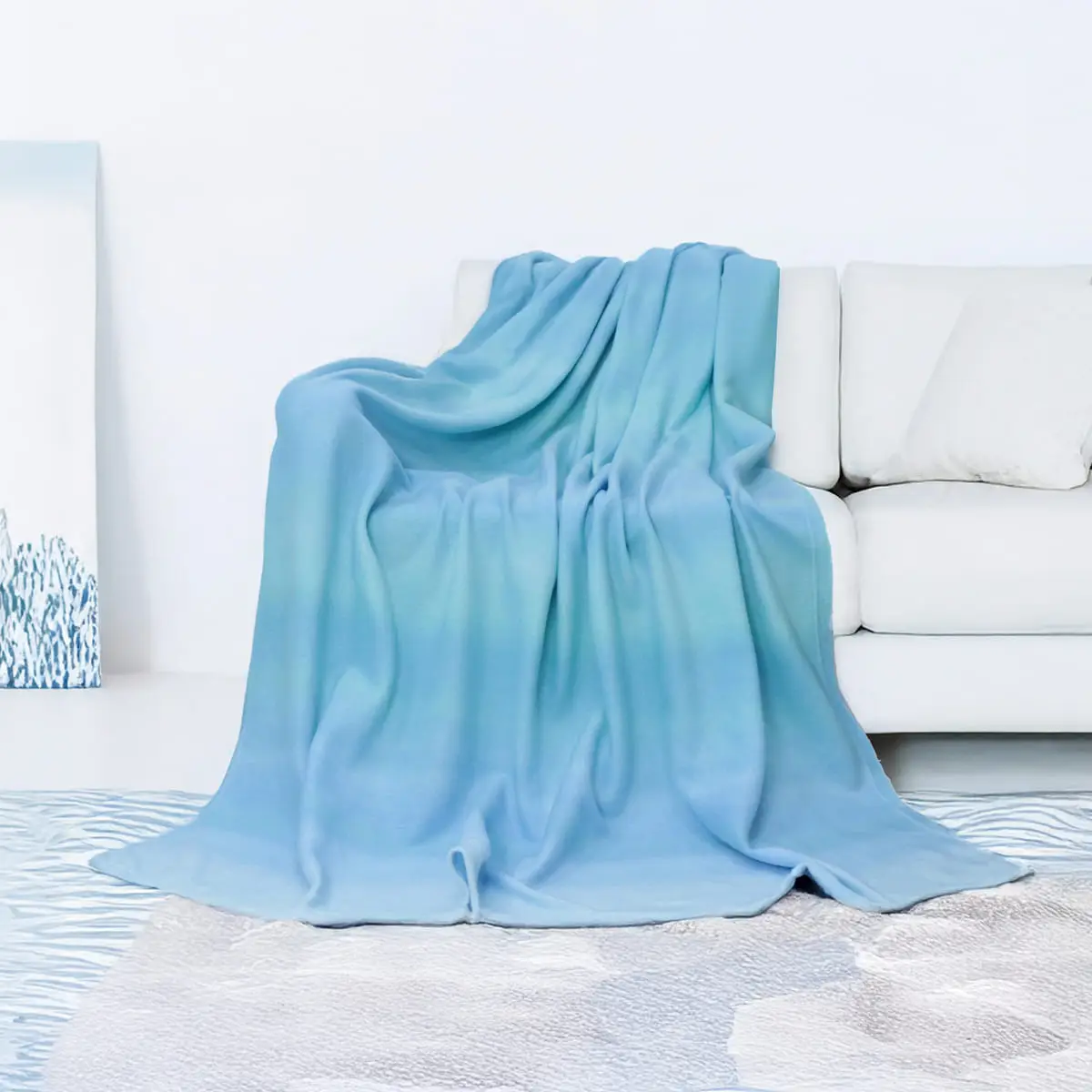 Himalai Blanket - Himalayas Inspired Digital Engineered Print Design Fleece Blanket (Universe Style - 310C Pattern)
