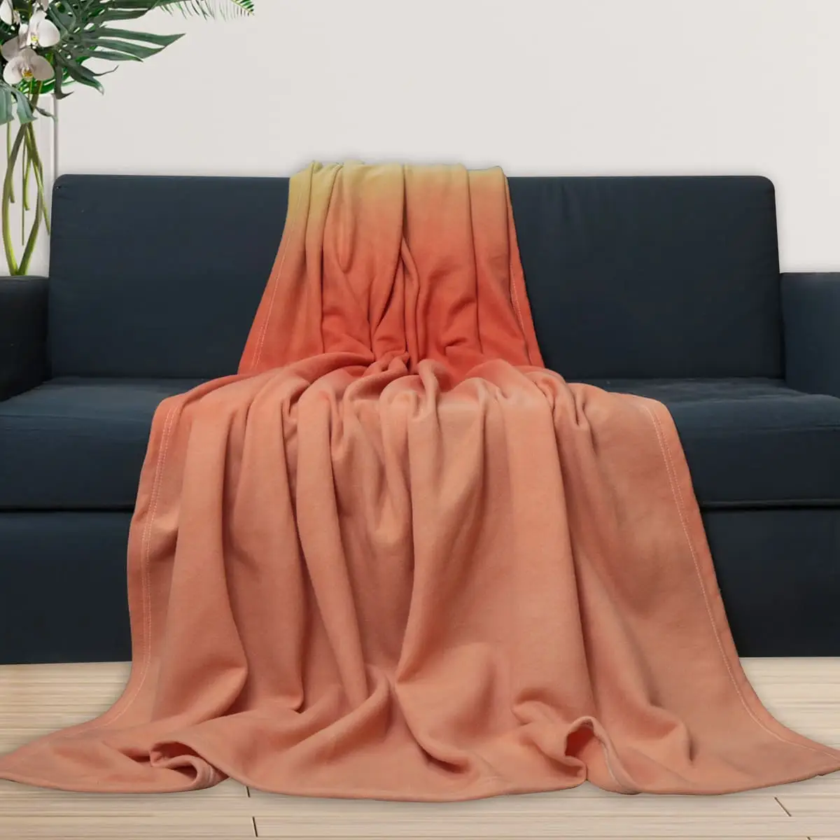 Himalai Blanket - Himalayas Inspired Digital Engineered Print Design Fleece Blanket (Colorful Style - 211C Pattern)