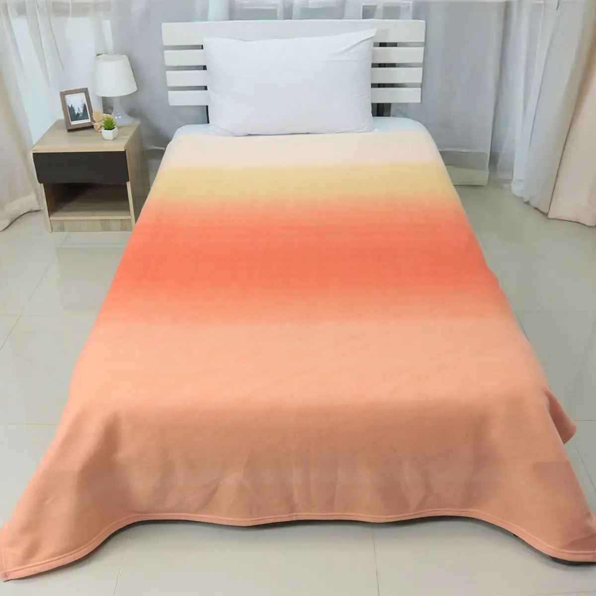 Himalai Blanket - Himalayas Inspired Digital Engineered Print Design Fleece Blanket (Colorful Style - 211C Pattern)