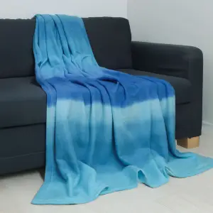 Himalai Blanket - Himalayas Inspired Digital Engineered Print Design Fleece Blanket (Traditional Style - 310C Pattern)