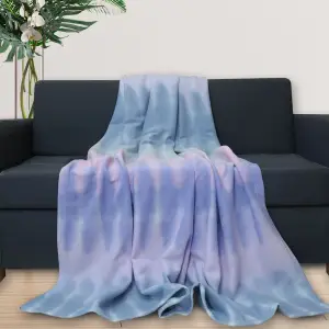 Himalai Blanket - Himalayas Inspired Digital Engineered Print Design Fleece Blanket (Jumping Style - 601C Pattern)