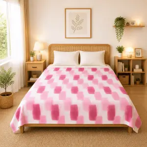 Himalai Printed Fleece Blanket 180 GSM – Chicky Check (606F) | From $1.99 Wholesale