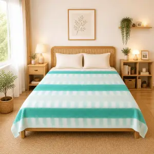 Himalai Printed Fleece Blanket 180 GSM – Cozy Block (605C) | From $1.99 Wholesale