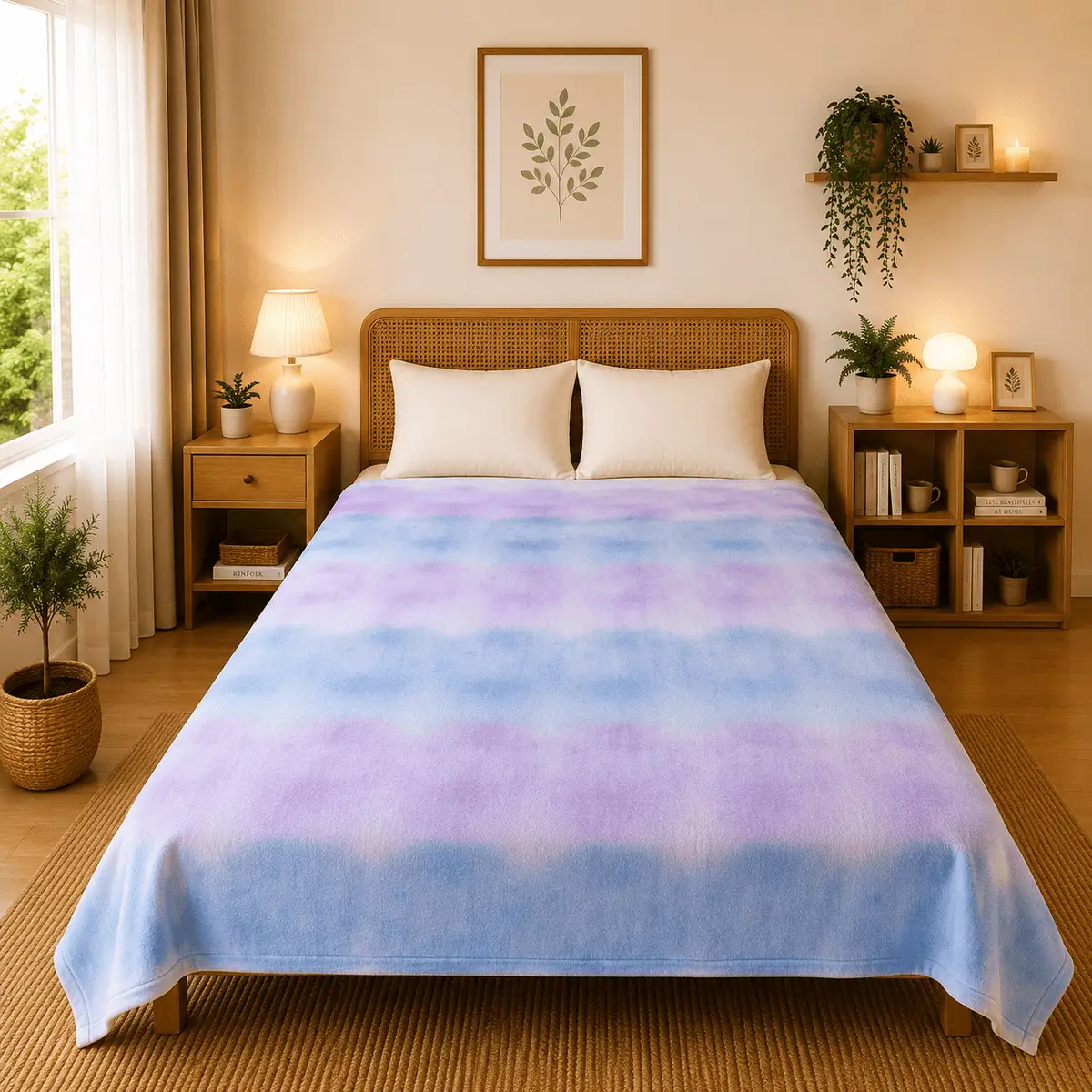 Himalai Printed Fleece Blanket 180 GSM – Happy Splash (702A) | From $1.99 Wholesale