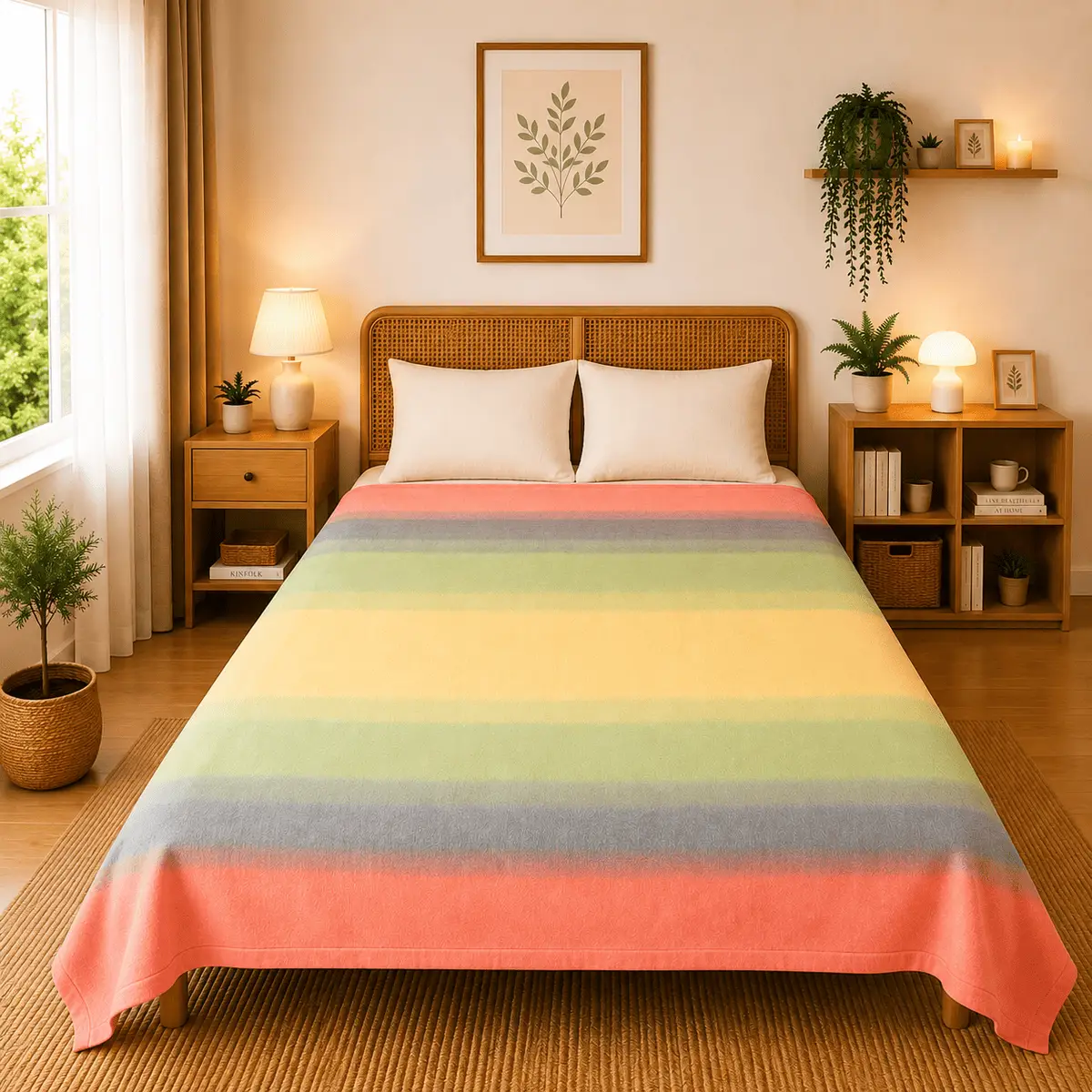 Himalai Printed Fleece Blanket 180 GSM – Heritage Warm (802A) | From $1.99 Wholesale