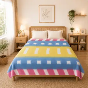 Himalai Printed Fleece Blanket 180 GSM – Heritage Warm (804A) | From $1.99 Wholesale