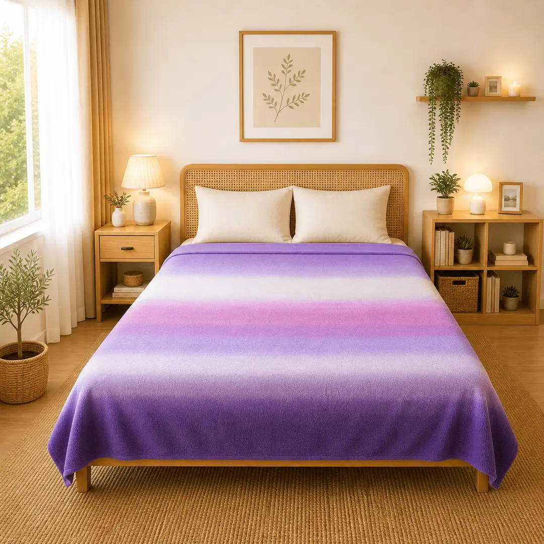 Himalai Printed Fleece Blanket 180 GSM – Horizontal Dream (302B) | From $1.99 Wholesale