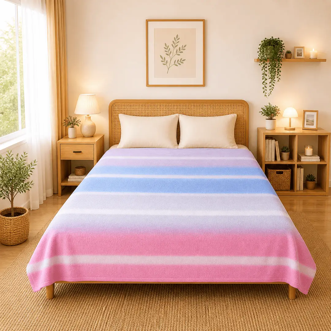 Himalai Printed Fleece Blanket 180 GSM – Horizontal Dream (311C) | From $1.99 Wholesale