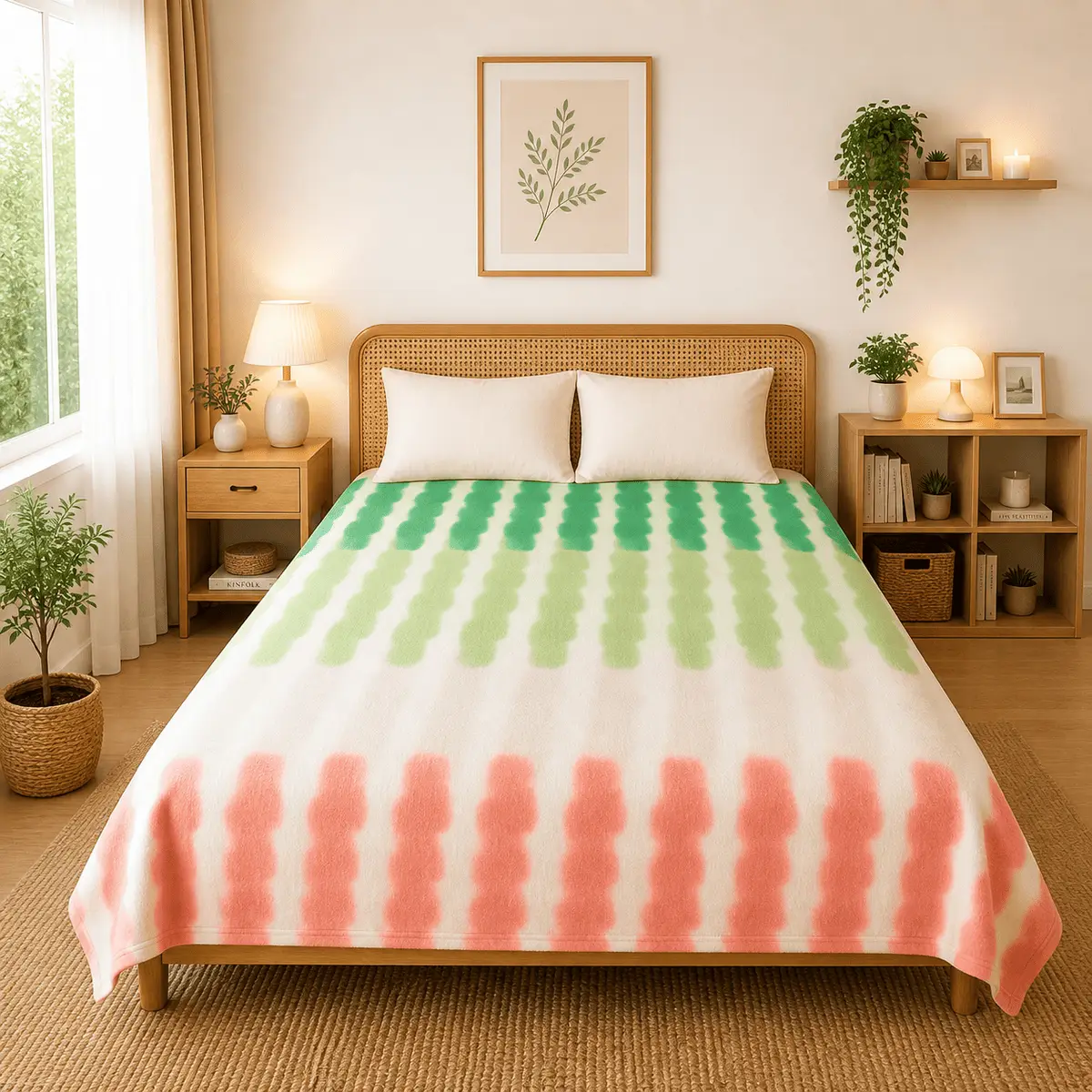 Himalai Printed Fleece Blanket 180 GSM – Lovely Fest (602D) | From $1.99 Wholesale
