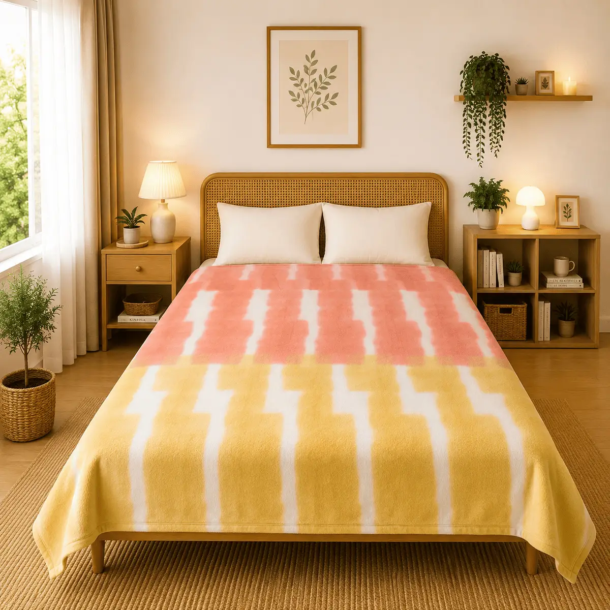 Himalai Printed Fleece Blanket 180 GSM – Lovely Note (610A) | From $1.99 Wholesale