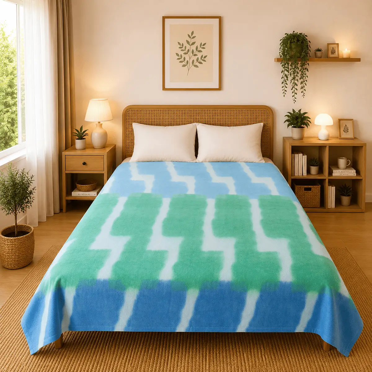 Himalai Printed Fleece Blanket 180 GSM – Lovely Note (610B) | From $1.99 Wholesale