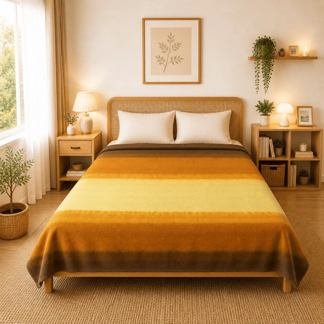 Himalai Printed Fleece Blanket 180 GSM – Skyline (204C) | From $1.99 Wholesale