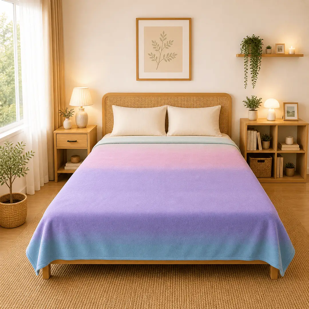 Himalai Printed Fleece Blanket 180 GSM – Skyline (206A) | From $1.99 Wholesale
