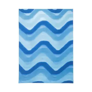 Himalai Printed Fleece Blanket 180 GSM – Wavily Groove (401A) | From $1.99 Wholesale