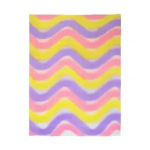 Himalai Printed Fleece Blanket 180 GSM – Wavily Groove (401B) | From $1.99 Wholesale