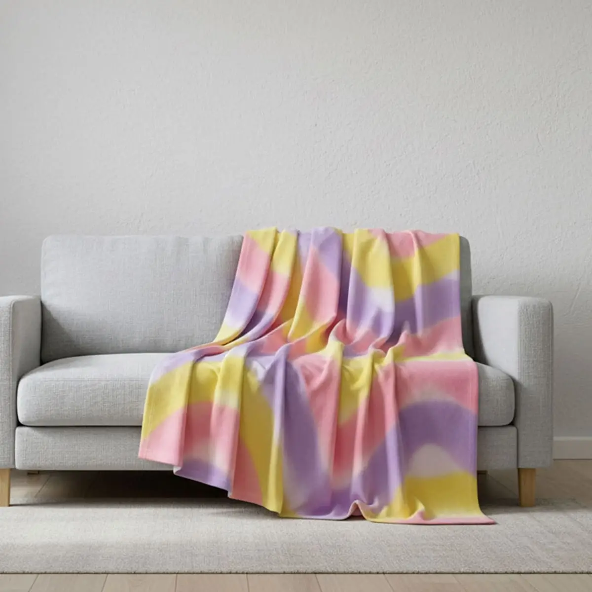 Himalai Printed Fleece Blanket 180 GSM – Wavily Groove (401B) | From $1.99 Wholesale