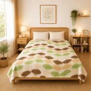 Himalai Printed Fleece Blanket 180 GSM – Wavily Groove (405B) | From $1.99 Wholesale