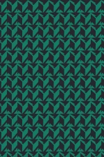 Into the Red Leaves : 3D Arrowhead Pattern