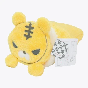 Keta 3D Embroidery Portable Plush Blanket (Yellow)