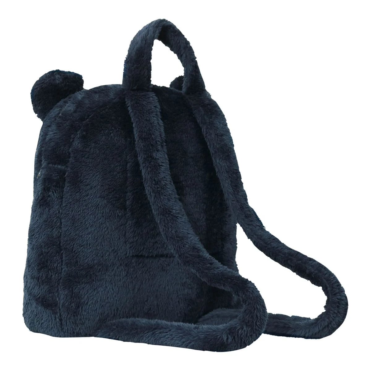 Keta V2 3D Embroidery 2-Tone Plush Backpack Blanket (Navy,Brown)