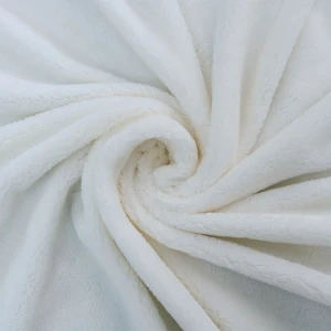 Light Grey Reversible to White Cashmere Blanket