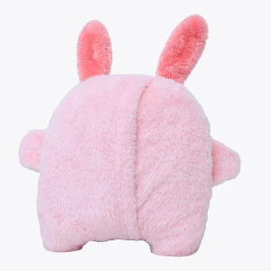 Lily V2 3D Embroidery Plush Pillow Blanket (Pink)
