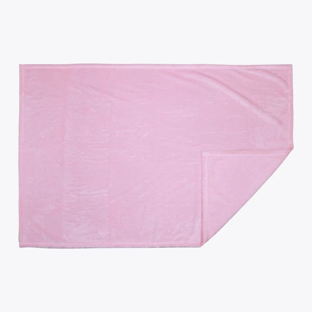 Lily V2 3D Embroidery Plush Pillow Blanket (Pink)