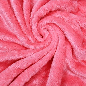 Lily V2 3D Embroidery Plush Tote Blanket (Pink)