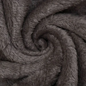 M 3D Embroidery Plush Bolster Blanket (Grey)