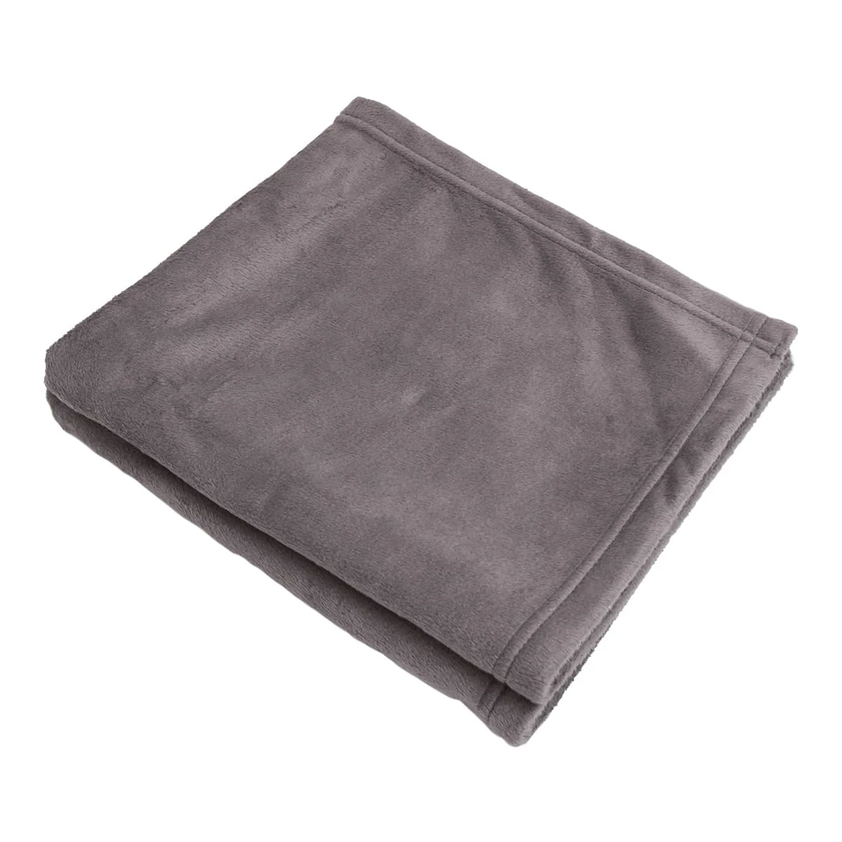 M Embroidery Bag with Fleece Blanket (Grey)