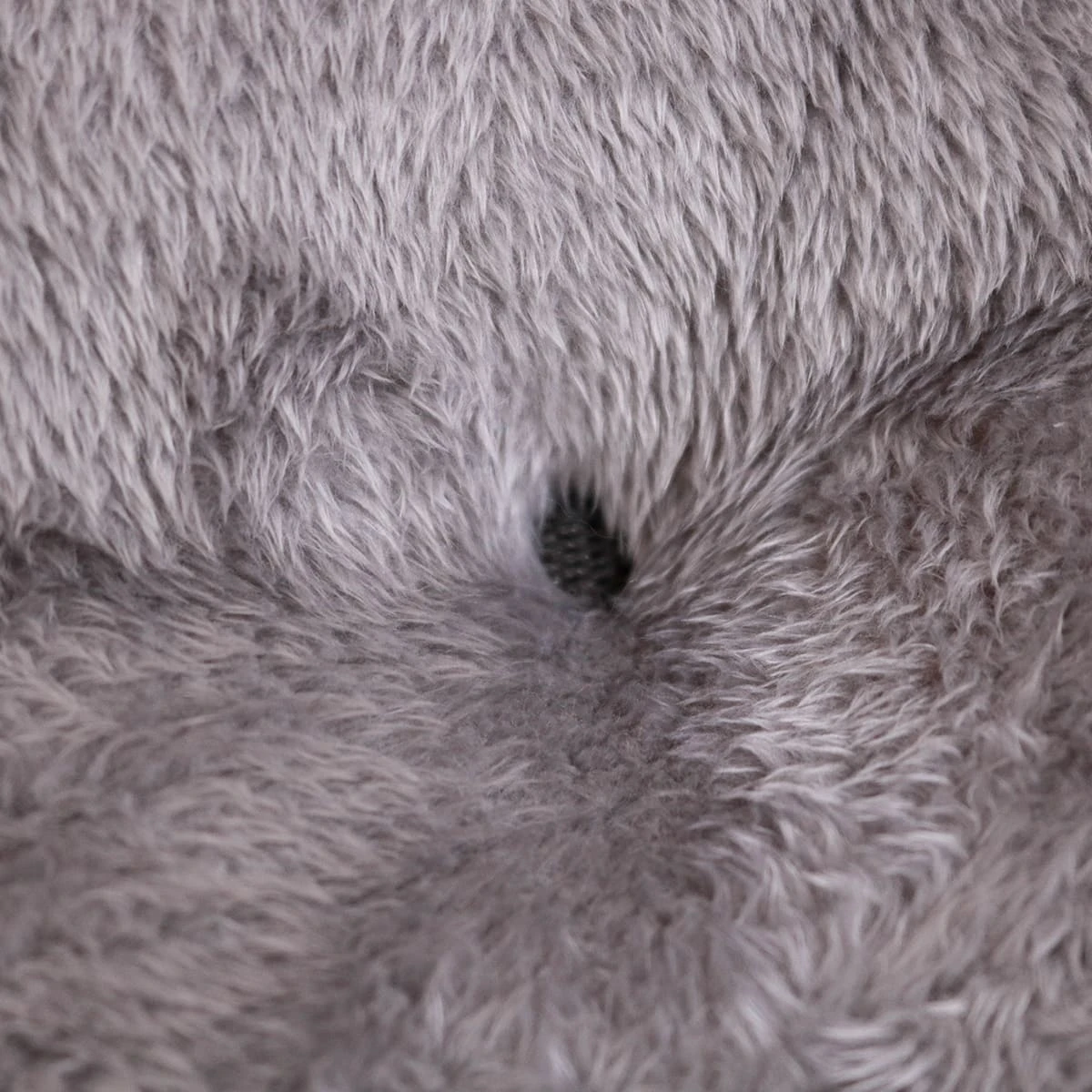 M Embroidery Reversible Plush Pet Mat (Grey)