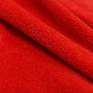 Merry Christmas Embroidery Flannel Baby Blanket (Red)