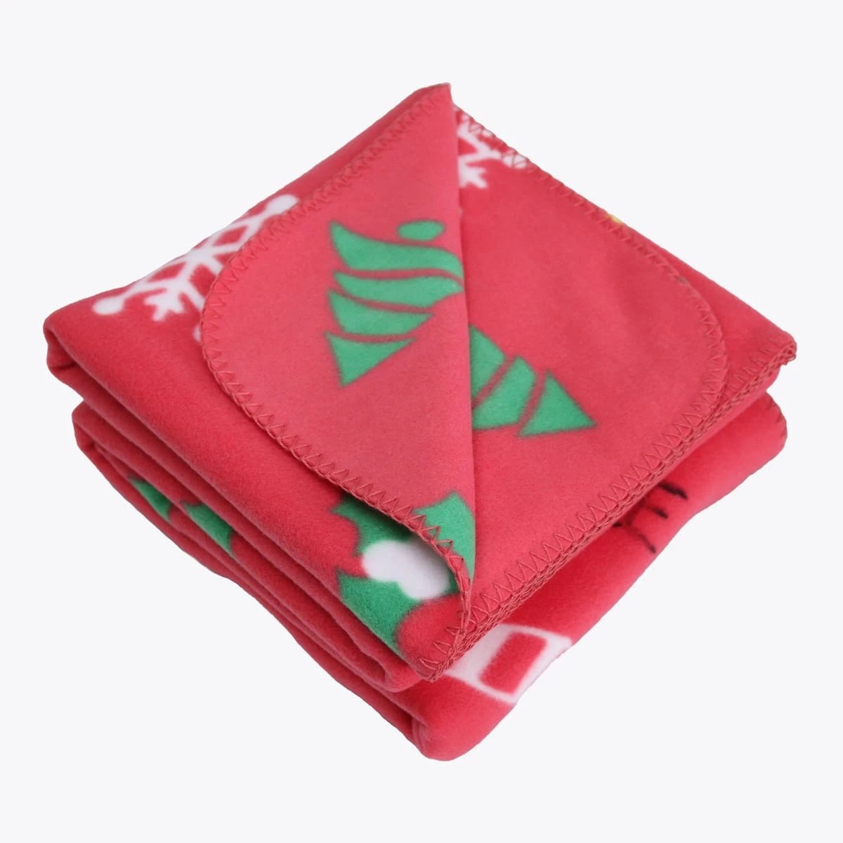 Merry X\'Mas Printed Fleece Blanket