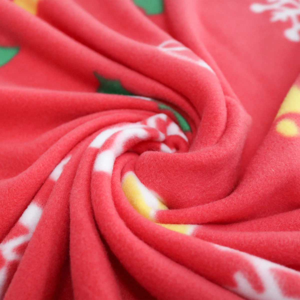 Merry X\'Mas Printed Fleece Blanket