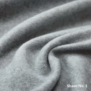 No-Dye Melange Fleece Blanket | Double-Sided Brushed | Classic Grey Shade