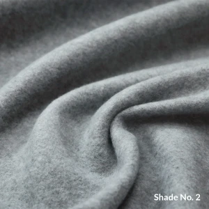 No-Dye Melange Fleece Blanket | Double-Sided Brushed | Classic Grey Shade