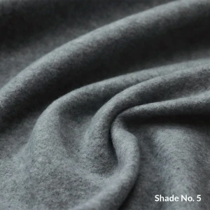 No-Dye Melange Fleece Blanket | Double-Sided Brushed | Classic Grey Shade