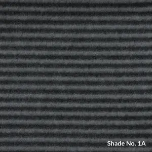 No-Dye Melange Fleece Blanket | Double-Sided Brushed | Stripe I Grey Shade